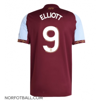 Billige Fotballdrakt Aston Villa Harvey Elliott #9 Replika Hjemmedrakt 2025-26 Kortermet